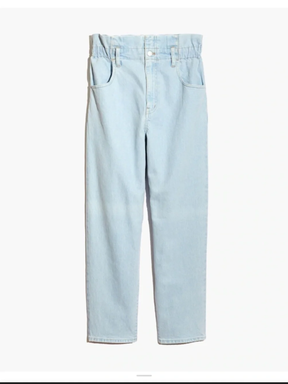 Madewell NWOT❗️Paperwaist Classic Straight Jeans in Broomfield Wash - Picture 6 of 13